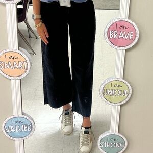 H&M Black Wide Leg Jeans